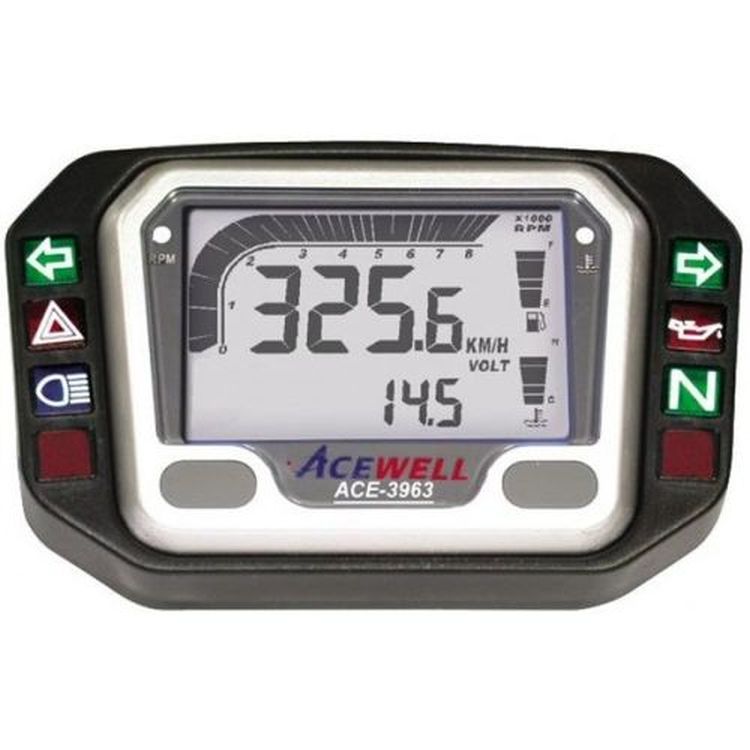 Acewell ACE-3963 Speedo Rev Gauge